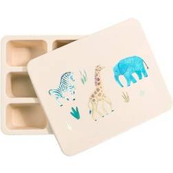 Austin Baby Collection Silicone Bento Box Safari Warm Cream