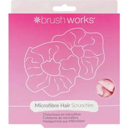 Brushworks Microfibre Hair Scrunchies 2pcs