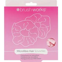 Brushworks Microfibre Hair Scrunchies X 2