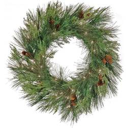 National Tree Company HGTV Collection Cozy Winter Cedar Wreath Most Decoration