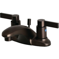 Kingston Brass FB8625NDL 4 in Centerset Bathroom Faucet Oil Rubbed Bronze Nickel, Bronze, Brown
