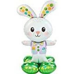 Anagram Spotted Easter Bunny Airloonz Mylar-Party-Folienballon, 116,8 cm, mehrfarbig