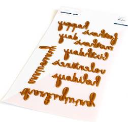 Phrase Builder: Happy Hot Foil Plates Pinkfresh Studio