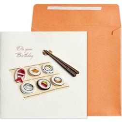 Sushi Quilling Birthday Card