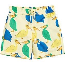 Mini Rodini Printed Swim Shorts - Yellow