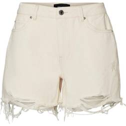 Vero Moda Denim Shorts - Ecru/Neutral