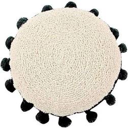 Lorena Canals Coussin Rond En Coton Taille 48x48 Beige