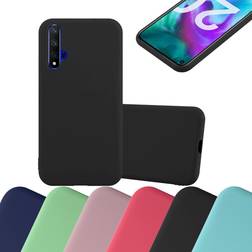 Cadorabo TPU Candy Cover Huawei Nova 5T Smartphone Hülle, Rosa