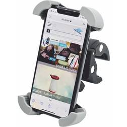 Wedo Smartphonehalter Bike schwarz mit Klemmhalterung, Smartphone Halterung