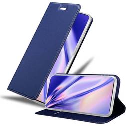 Cadorabo Book Classy Style Cover Galaxy S20 Ultra Smartphone Hülle, Blau