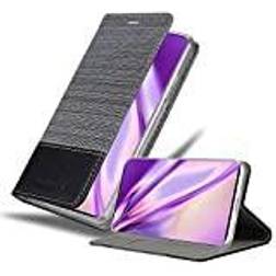 Cadorabo Book Jeans Optik Cover Galaxy A51 5G Smartphone Hülle, Grau