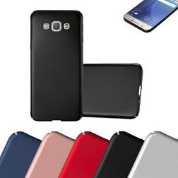Cadorabo METAL BLACK Hard Case for Samsung Galaxy A8 2015 case cover