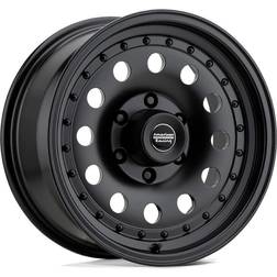 American Racing AR62 Outlaw II Wheel, 17x8 with 6 on 120 Bolt Pattern - Black