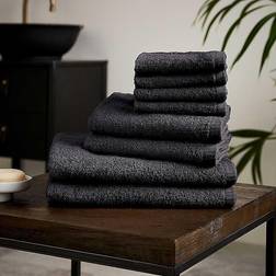 Catherine Lansfield Quick Dry Bath Towel Black