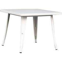 Acessentials White Metal Activity Table Glossy Painted Finish