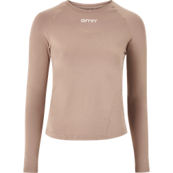 aim'n Soft Basic Long Sleeve Top - Espresso