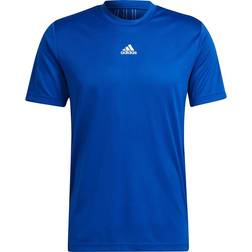 Hit 3 Stripes Short Sleeve T-shirt - Blue