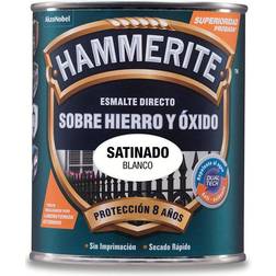 AkzoNobel Smooth Satin Metallic Enamel 750ml Holzfarbe, Metallfarbe Weiß 0.75L