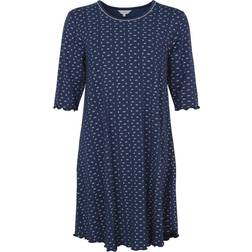 Lady Avenue Bamboo Babydoll - Blau