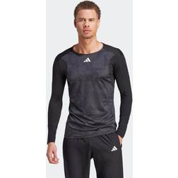 Adidas Paris Haut Manches Longues Hommes - Gris Foncé