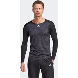 adidas Paris Longsleeve Herren - Dunkelgrau/Schwarz