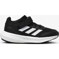 Adidas Kid's Runfalcon 3.0 Elastic Lace Top Strap Shoes - Core Black/Cloud White/Core Black