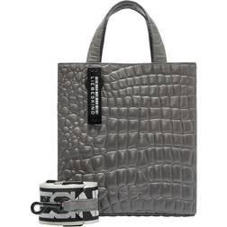 Liebeskind Kroko Paper Bag Tote S - Grey