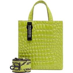 Liebeskind Kroko Paper Bag Tote S - Lime Green