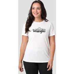 Wrangler All Terrain Gear Damlogotyp T-shirt - Marshmallow