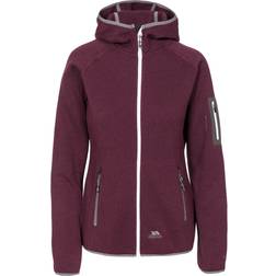 Trespass Womens Full Zip Fleece Hoodie Mona Lisa Purple