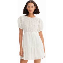 Desigual Limon Dresses White