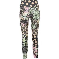 Adidas Legging Femme Farm Print Feel Brilliant Aeroready - Bleu