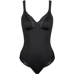 Triumph Modern Lace+Cotton BS Bodysuits - Black