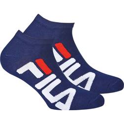 Fila Lågstrumpor unisex 2-pack Calza Invisibile F9199 Navy 321 Mörkblå 39/42