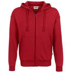 HAKRO Kapuzen-Sweatjacke Premium 605, rot