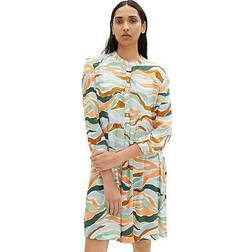 Tom Tailor Damer Klänning - Colorful Wavy Design