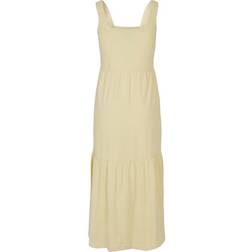 Urban Classics Ladies 7/8 Length Valance Summer Dress - Yellow