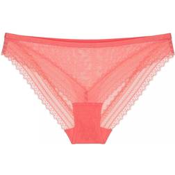 Triumph Brazilian Damenslip Tempting Tulle 10210039 Korallenfarben