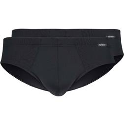 Skiny Brasil Slip Micro Multipack Briefs - Opaque/Black