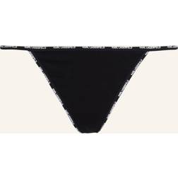 Karl Lagerfeld Mini Logo G-string, Woman, Black