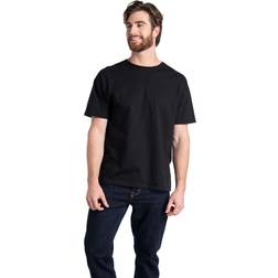 Fruit of the Loom Men's Eversoft Cotton T-Shirts S-4XL Crew-2 Pack-Black