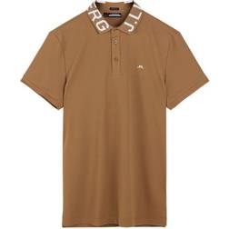 J.Lindeberg Men's Gus Polo 8238342- Tiger Brown