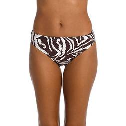 La Blanca Women's Hipster Swimsuit Bottom, Java//Fierce Lines