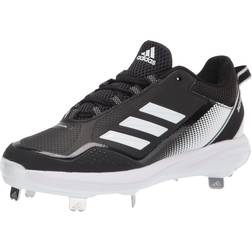 Adidas Men's Icon Baseball Shoe, White/Black/Silver Metallic