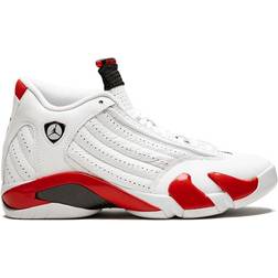 NIKE Air Jordan 14 Retro Candy Cane 2019 M - White/Varsity Red/Metallic Silver/Black