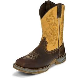 Tony Lama Mens Junction Steel Boots 11.5D Yellow