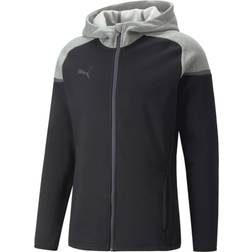 Puma Men's TeamCup Casuals Hooded Jacket - Black