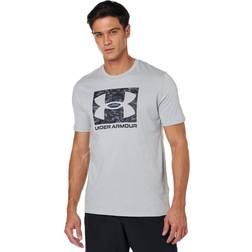 Under Armour Mens Short-Sleeve Graph Men's Ua ABC Camo Boxed Logo Short Sleeve, Mod Gray Light Heather, 1361673-011