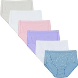 Hanes Pure Comfort Briefs 6-pack - Blandat