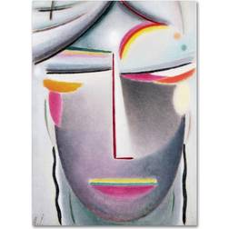 Trademark Fine Art Alexej von Jawlensky 'Head Buddha' 1927 Wall Decor